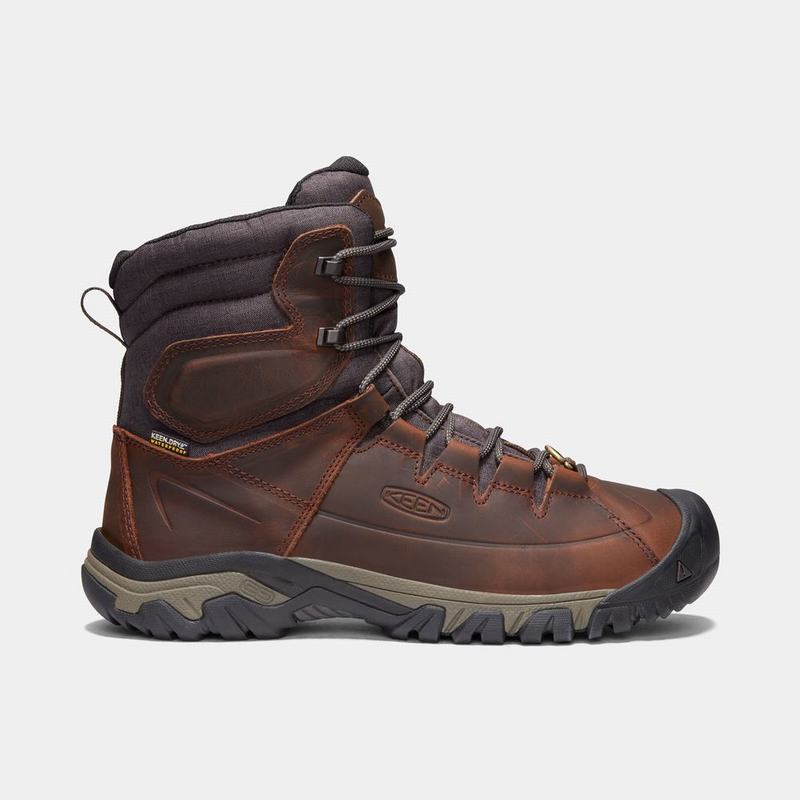 Keen Targhee Yüksek Lace Waterproof - Erkek Kışlık Bot - Kahverengi - Turkey (728103NKQ)